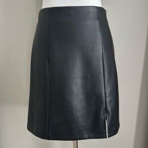 Ann Taylor Loft Faux Leather Skirt